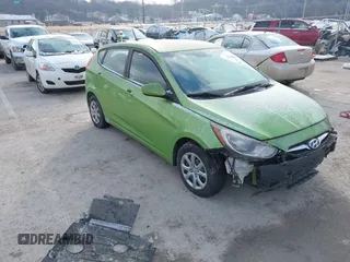 2012 Hyundai Accent GS with VIN KMHCT5AE9CU039285, listed as a IAAI auction lot 41543320 with 73,564 mi miles. Bid and sale history available at carsss.com. Image 1.