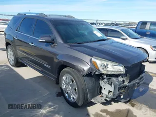 2014 GMC Acadia Denali z VIN 1GKKVTKD1EJ126658, wystawiony jako IAAI lot #41306720 z przebiegiem 181 640 mil mil oraz . Historia ofert i sprzedaży dostępna na DreamBid. Obrazek 1.