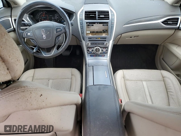 2017 Lincoln MKZ Reserve with VIN 3LN6L5E91HR643308, listed as a Copart auction lot 49628445 with 45,204 mi miles and Salvage title. Bid and sale history available at DreamBid. Image 8.