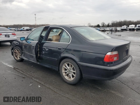 2003 BMW 5 Series 525i with VIN WBADT33443GF43999, listed as a Copart auction lot 48878805 with 158,699 mi miles and Salvage Title. Bid and sale history available at carsss.com. Image 2.