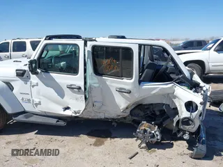 2021 Jeep Wrangler Unlimited Sahara with VIN 1C4JJXP62MW724232, listed as a IAAI auction lot 41716545 with 24,631 mi miles and . Bid and sale history available at DreamBid. Image 6.