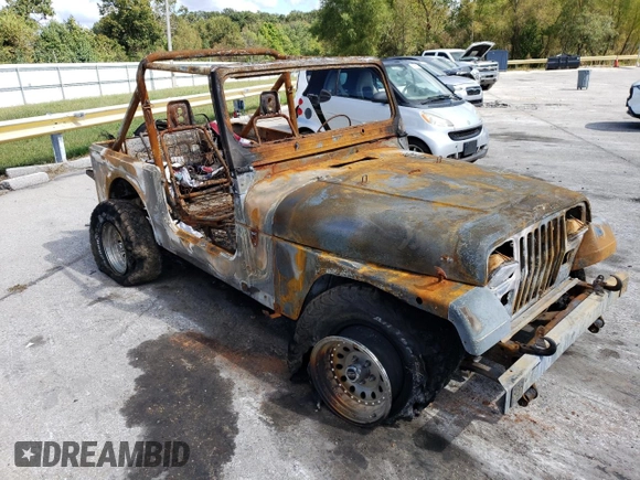 1990 Jeep Wrangler "S" with VIN 2J4FY19EXLJ550543, listed as a Copart auction lot 73007974 with 0 mi miles and Non Repairable. Bid and sale history available at carsss.com. Image 4.