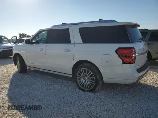 2023 Ford Expedition Max Platinum z VIN 1FMJK1M86PEA10044, wystawiony jako Copart lot #73521304 z przebiegiem 46 467 mil mil oraz Szkoda całkowita • Salvage title. Historia ofert i sprzedaży dostępna na DreamBid. Obrazek 2.