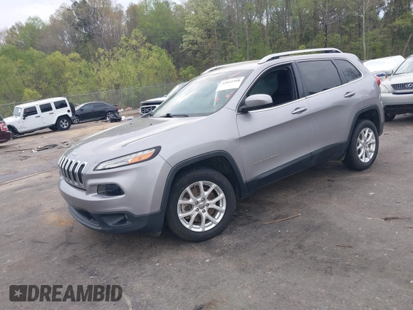2018 Jeep Cherokee Latitude Plus with VIN 1C4PJLLB2JD543032, listed as a IAAI auction lot 41822368 with 114,145 mi miles. Bid and sale history available at carsss.com. Image 2.