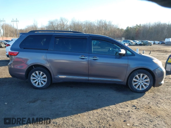 2015 Toyota Sienna Ltd with VIN 5TDDK3DC5FS096649, listed as a IAAI auction lot 41292478 with 234,298 mi miles. Bid and sale history available at carsss.com. Image 13.