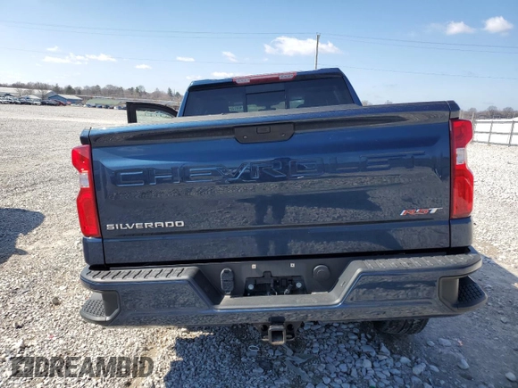 2021 Chevrolet Silverado 1500 RST with VIN 3GCUYEEDXMG236644, listed as a Copart auction lot 48312215 with 41,399 mi miles and Salvage Title. Bid and sale history available at carsss.com. Image 6.