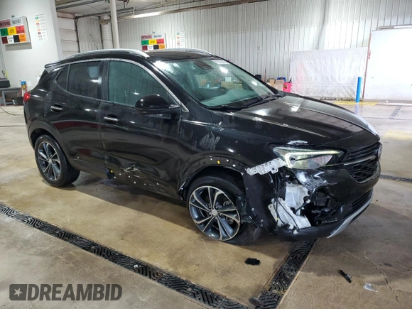2022 Buick Encore GX Select with VIN KL4MMESL9NB007710, listed as a Copart auction lot 57322985 with 41,200 mi miles and Salvage title. Bid and sale history available at DreamBid. Image 4.