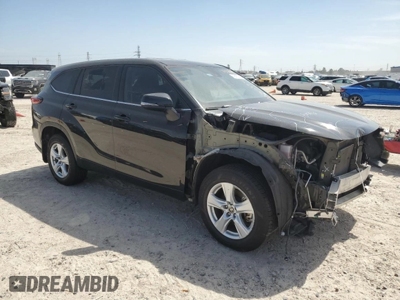 2022 Toyota Highlander LE z VIN 5TDZZRAH4NS092272, wystawiony jako Copart lot #48683415 z przebiegiem 54 116 mil mil oraz Szkoda całkowita • Salvage title. Historia ofert i sprzedaży dostępna na DreamBid. Obrazek 4.