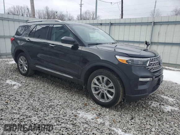 2024 Ford Explorer Limited with VIN 1FMSK8FH5RGA70849, listed as a Copart auction lot 46107075 with 24,753 mi miles and Clean Title. Bid and sale history available at carsss.com. Image 4.