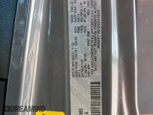 2022 Jeep Wrangler Unlimited Sahara with VIN 1C4HJXEG8NW164969, listed as a Copart auction lot 52241645 with 64,263 mi miles and Salvage title. Bid and sale history available at DreamBid. Image 16.