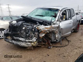 2008 Toyota Tundra Limited with VIN 5TFDV58168X052815, listed as a Copart auction lot 46843744 with Not provided miles and Salvage title. Bid and sale history available at DreamBid. Image 1.