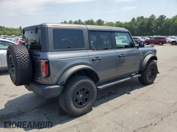 2022 Ford Bronco z VIN 1FMEE5DP6NLB28658, wystawiony jako Copart lot #60632405 z przebiegiem 28 221 mil mil oraz Szkoda całkowita • Salvage title. Historia ofert i sprzedaży dostępna na DreamBid. Obrazek 3.