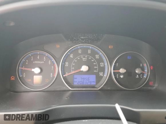 2007 Hyundai Santa Fe SE with VIN 5NMSH13E67H112133, listed as a Copart auction lot 63435165 with 208,329 mi miles and Clean title. Bid and sale history available at DreamBid. Image 9.