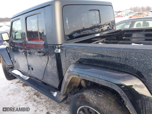 2023 Jeep Gladiator Overland with VIN 1C6HJTFG1PL553343, listed as a IAAI auction lot 41349518 with 19,556 mi miles. Bid and sale history available at carsss.com. Image 14.
