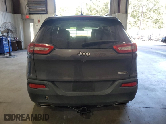 2018 Jeep Cherokee Latitude Plus with VIN 1C4PJLLX8JD510273, listed as a Copart auction lot 76242474 with 132,645 mi miles and Salvage Title. Bid and sale history available at carsss.com. Image 6.