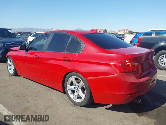 2014 BMW 3 Series 328i with VIN WBA3C1C56EK108875, listed as a IAAI auction lot 41947800 with 91,028 mi miles. Bid and sale history available at carsss.com. Image 3.