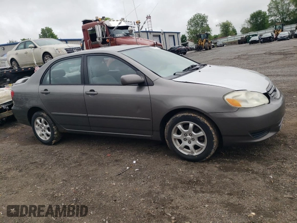 2004 Toyota Corolla CE with VIN 2T1BR32E74C293044, listed as a Copart auction lot 55916395 with Not Provided miles and Clean Title. Bid and sale history available at DreamBid. Image 4.