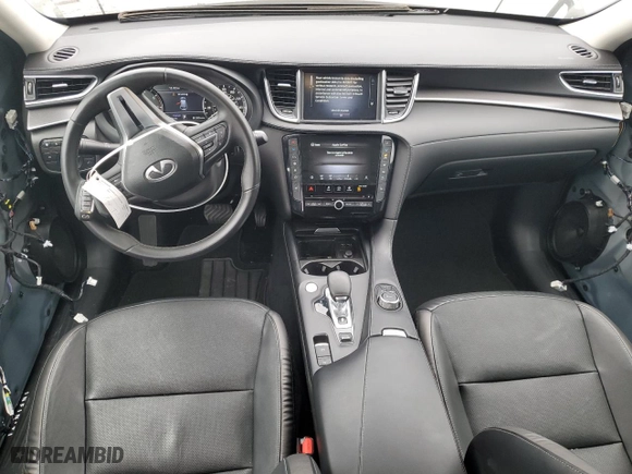 2022 Infiniti QX50 LUXE with VIN 3PCAJ5BB8NF115936, listed as a Copart auction lot 78995864 with 22,059 mi miles and Salvage Title. Bid and sale history available at carsss.com. Image 8.