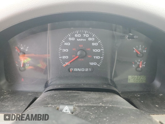 2005 Ford F-150 XL with VIN 1FTRF12245NA50159, listed as a Copart auction lot 48482775 with 96,334 mi miles and Salvage Title. Bid and sale history available at carsss.com. Image 9.