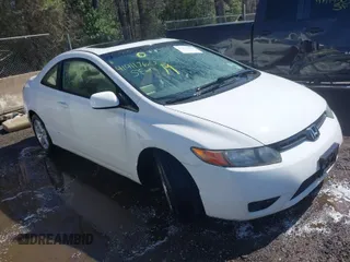 2008 Honda Civic Cpe EX-L with VIN 2HGFG12918H551571, listed as a IAAI auction lot 41911760 with 167,524 mi miles. Bid and sale history available at carsss.com. Image 1.