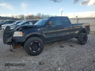 2005 Ford F-150 STX with VIN 1FTRX12W95NA75834, listed as a Copart auction lot 46849285 with 182,546 mi miles and Salvage Title. Bid and sale history available at carsss.com. Image 1.