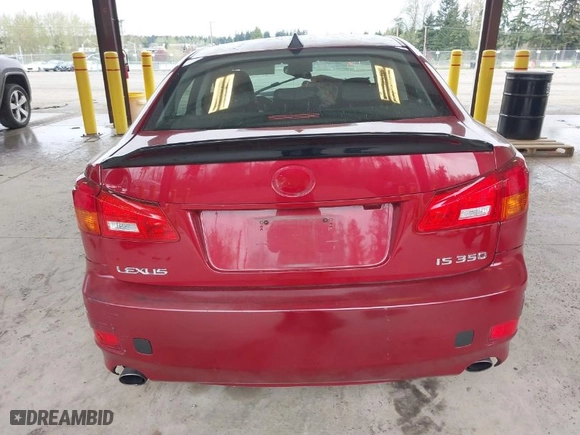 2006 Lexus IS 350 Auto with VIN JTHBE262965001737, listed as a IAAI auction lot 42015015 with 221,060 mi miles. Bid and sale history available at carsss.com. Image 17.