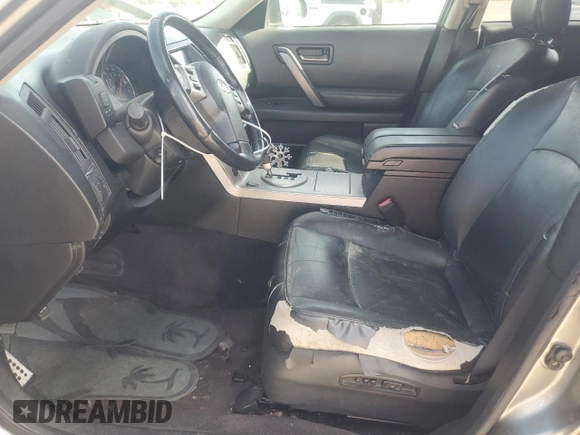 2004 Infiniti FX with VIN JNRAS08W24X220809, listed as a Copart auction lot 51657095 with 195,506 mi miles and Clean title. Bid and sale history available at DreamBid. Image 7.