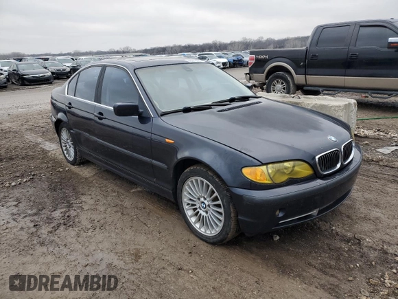 2003 BMW 3 Series 330xi with VIN WBAEW53473PG09534, listed as a Copart auction lot 86310584 with 203,453 mi miles and Clean Title. Bid and sale history available at carsss.com. Image 4.