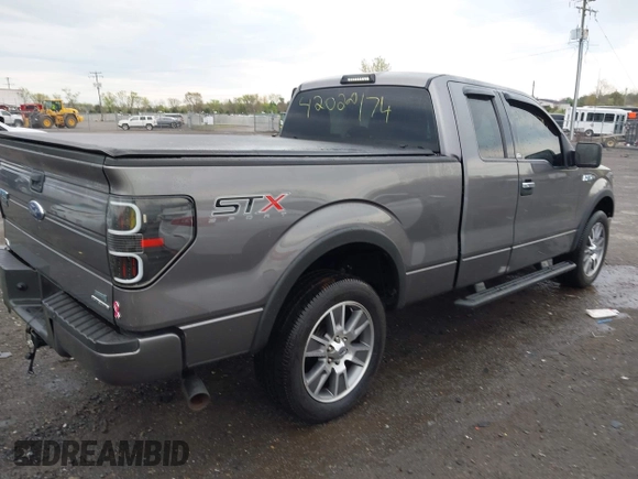 2014 Ford F-150 XL with VIN 1FTEX1CM7EFB26396, listed as a IAAI auction lot 42028174 with 51,280 mi miles. Bid and sale history available at carsss.com. Image 4.