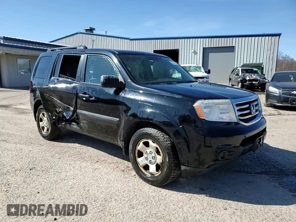 2014 Honda Pilot LX with VIN 5FNYF4H26EB002150, listed as a Copart auction lot 53371535 with 114,428 mi miles and Salvage Title. Bid and sale history available at DreamBid. Image 14.
