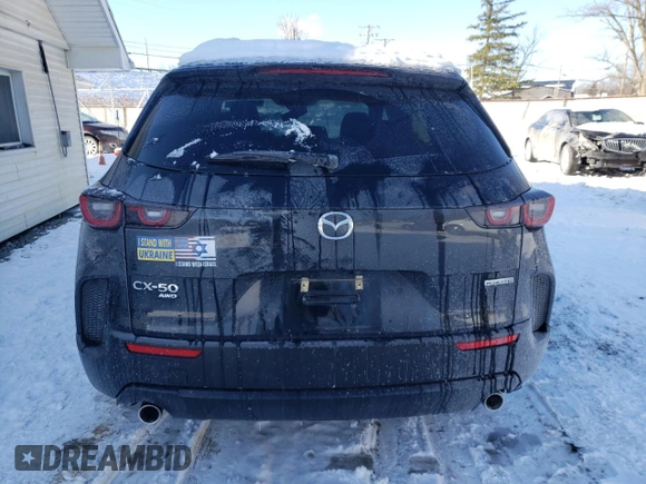 2023 Mazda CX-50 S Preferred Plus with VIN 7MMVABCM9PN114556, listed as a Copart auction lot 89048045 with 28,661 mi miles and Salvage Title. Bid and sale history available at DreamBid. Image 6.