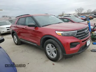 2021 Ford Explorer XLT with VIN 1FMSK8DH9MGA82756, listed as a Copart auction lot 47568855 with 131,186 mi miles and Salvage Title. Bid and sale history available at carsss.com. Image 4.