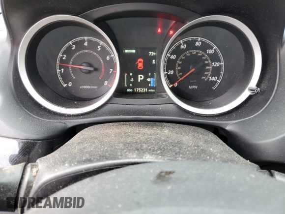 2017 Mitsubishi Lancer ES with VIN JA32V2FW0HU007857, listed as a Copart auction lot 63596254 with 175,231 mi miles and Salvage Title. Bid and sale history available at carsss.com. Image 9.