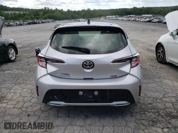 2021 Toyota Corolla Hatchback XSE with VIN JTNC4MBE7M3125871, listed as a Copart auction lot 66865354 with 91,573 mi miles and Salvage Title. Bid and sale history available at carsss.com. Image 6.