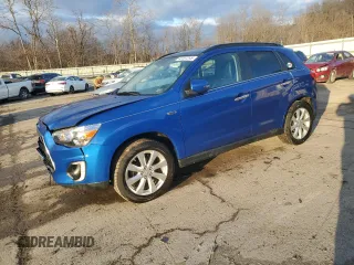 2015 Mitsubishi Outlander Sport 2.4 GT with VIN 4A4AR4AWXFE031118, listed as a Copart auction lot 43797245 with 80,456 mi miles and Salvage Title. Bid and sale history available at carsss.com. Image 1.