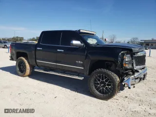 2015 Chevrolet Silverado 1500 LTZ with VIN 3GCUKSEC4FG191842, listed as a Copart auction lot 46911215 with 310,340 mi miles and Salvage Title. Bid and sale history available at carsss.com. Image 4.