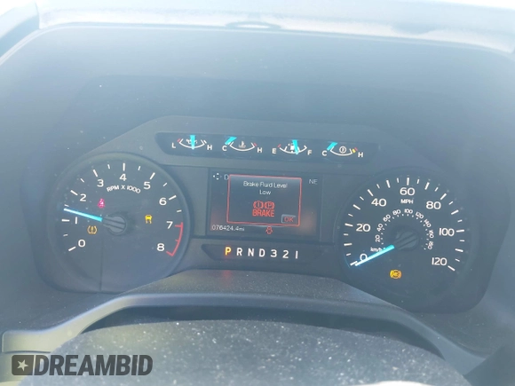 2015 Ford F-150 XL with VIN 1FTEX1C86FFB98582, listed as a IAAI auction lot 41678059 with 76,424 mi miles. Bid and sale history available at carsss.com. Image 7.