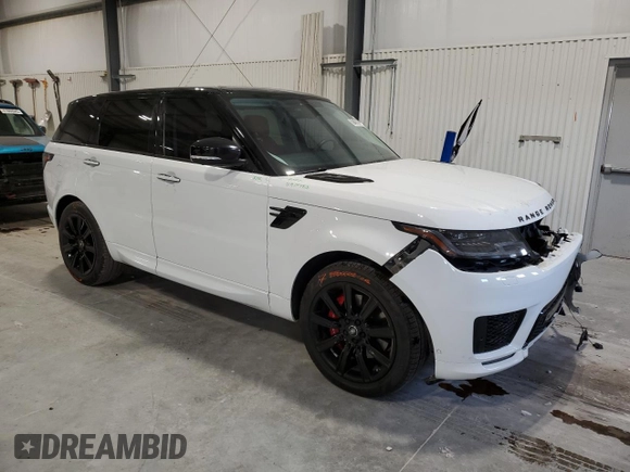 2019 Land Rover Range Rover Sport HST with VIN SALWS2SU3KA862151, listed as a Copart auction lot 89407105 with 75,198 mi miles and Salvage title. Bid and sale history available at DreamBid. Image 4.