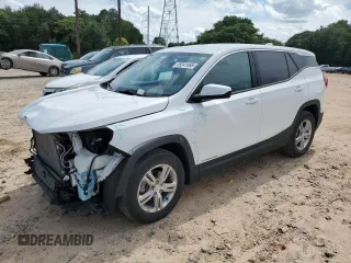 2020 GMC Terrain SLE with VIN 3GKALMEV5LL315606, listed as a Copart auction lot 59341965 with 52,534 mi miles and Salvage title. Bid and sale history available at DreamBid. Image 1.