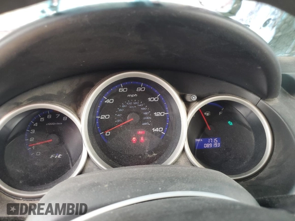 2007 Honda Fit with VIN JHMGD37477S061629, listed as a Copart auction lot 60435605 with 89,193 mi miles and Clean title. Bid and sale history available at DreamBid. Image 9.