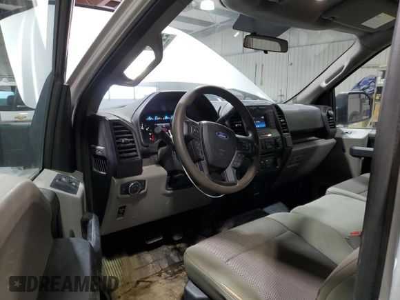 2017 Ford F-150 XL with VIN 1FTMF1CP8HKE56679, listed as a Copart auction lot 52177425 with 126,231 mi miles and Salvage title. Bid and sale history available at DreamBid. Image 8.