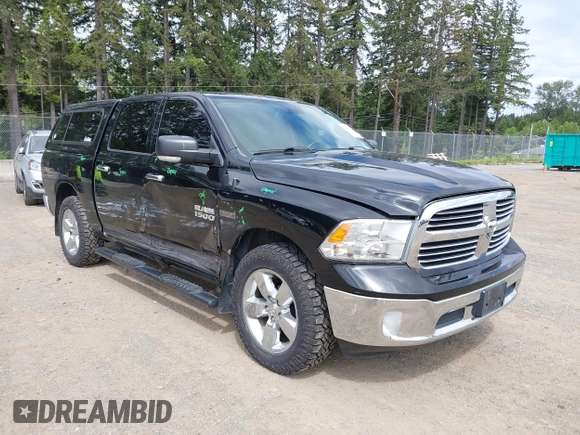 2014 Ram 1500 Big Horn with VIN 1C6RR7LM6ES286105, listed as a IAAI auction lot 42338726 with 123,018 mi miles and . Bid and sale history available at DreamBid. Image 1.