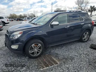 2017 Chevrolet Equinox Premier with VIN 2GNFLGE36H6106931, listed as a Copart auction lot 46867175 with 121,306 mi miles and Salvage Title. Bid and sale history available at carsss.com. Image 1.