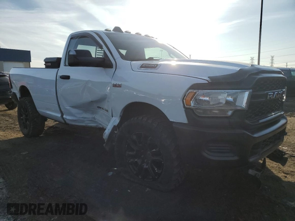 2022 Ram 2500 Tradesman with VIN 3C6MR5AJ9NG105996, listed as a Copart auction lot 48673215 with 65,592 mi miles and Non Repairable. Bid and sale history available at carsss.com. Image 4.