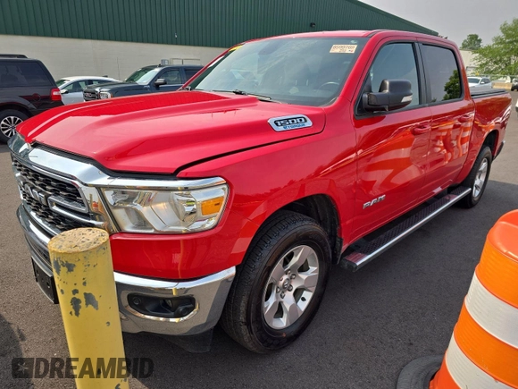 2022 Ram 1500 Big Horn z VIN 1C6RRFFG4NN179021, wystawiony jako IAAI lot #42510107 z przebiegiem 100 758 mil mil oraz . Historia ofert i sprzedaży dostępna na DreamBid. Obrazek 18.