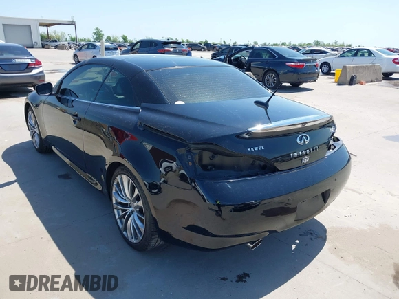 2011 Infiniti G37 with VIN JN1CV6FE1BM952590, listed as a IAAI auction lot 41990678 with 103,088 mi miles. Bid and sale history available at carsss.com. Image 3.