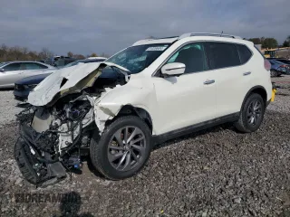 2016 Nissan Rogue SL with VIN 5N1AT2MT6GC832135, listed as a Copart auction lot 81309684 with 0 mi miles and Salvage Title. Bid and sale history available at carsss.com. Image 1.