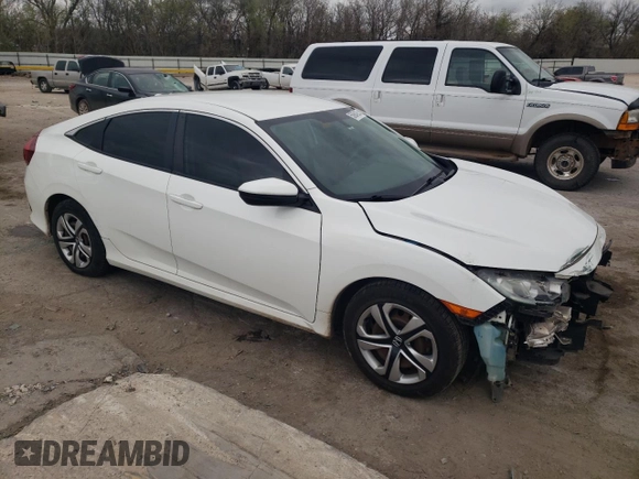 2017 Honda Civic Sedan LX with VIN 19XFC2F52HE079397, listed as a Copart auction lot 50984255 with 98,392 mi miles and Salvage Title. Bid and sale history available at carsss.com. Image 4.