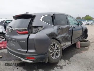 2022 Honda CR-V EX z VIN 7FARW2H51NE039095, wystawiony jako IAAI lot #39827229 z przebiegiem 29 808 mil mil oraz . Historia ofert i sprzedaży dostępna na DreamBid. Obrazek 4.
