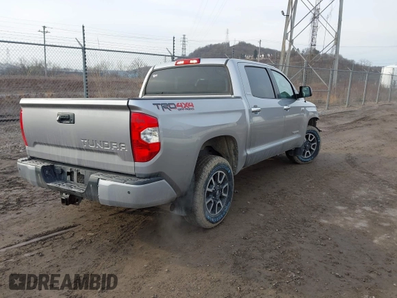 2016 Toyota Tundra 4WD Truck LTD with VIN 5TFHY5F16GX492012, listed as a IAAI auction lot 41708632 with 181,395 mi miles. Bid and sale history available at carsss.com. Image 4.